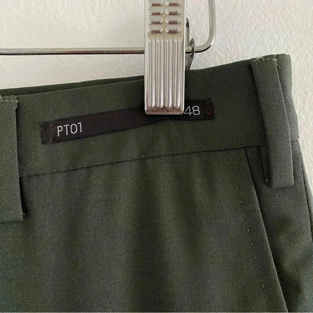 PT01 Slim Fit‎ Trousers Green Sz 48/Medium